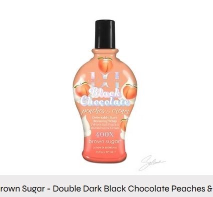 Brown Sugar - Double Dark Black Chocolate Peaches & Cream